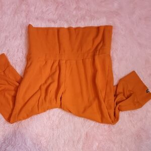 Fabletics Bright Orange Athletic Shorts